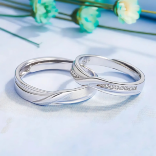 Bague Couple Argent