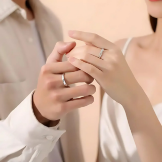 Bague Couple Argent (Copie)