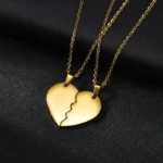 Collier Couple Cœur