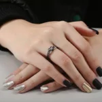 Bagues Noires pour Couple Gothique