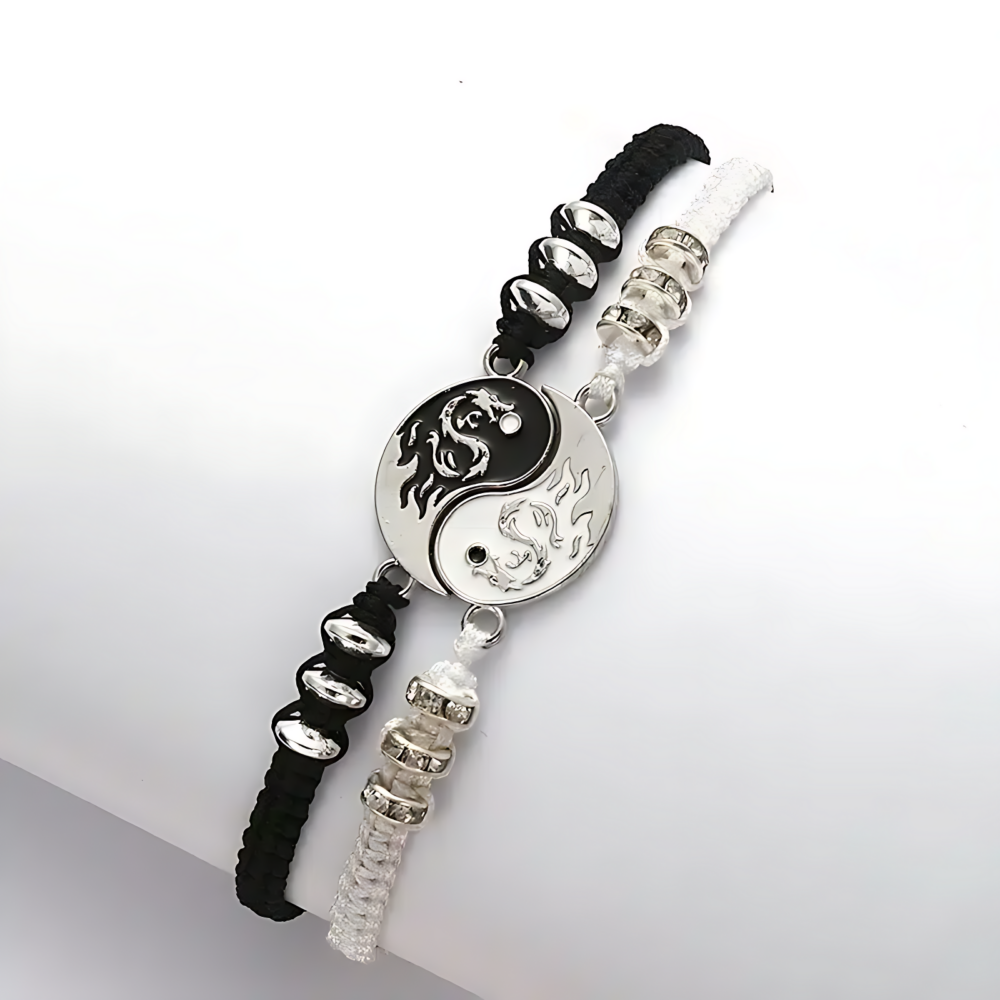 Bracelet Couple Yin Yang