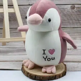 Peluche pour Couple Pingouin I Love You