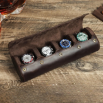 Boite à Montres en Cuir avec 4 Emplacements